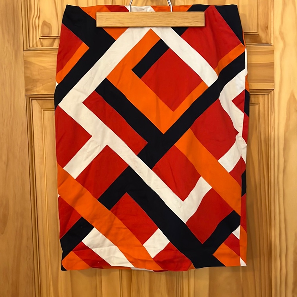 Multi color Geometric Skirt